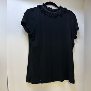 Ted Baker short sleeve, lace trim at neck